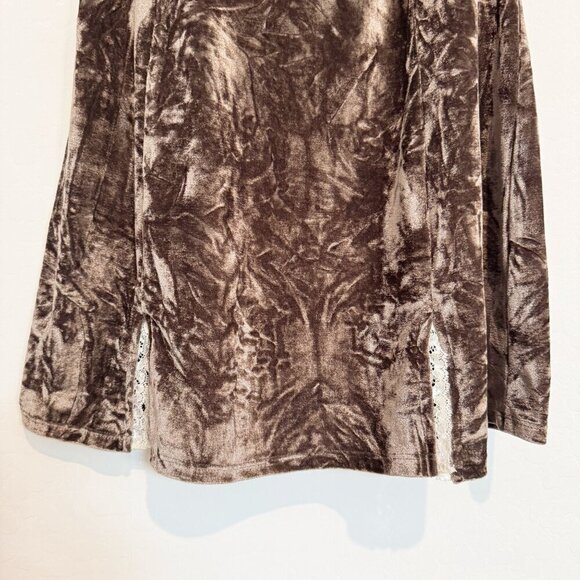 NWT Kimchi Blue Jill Velvet Mini Dress New Cottagecore Urban Outfitters Medium - Picture 6 of 13